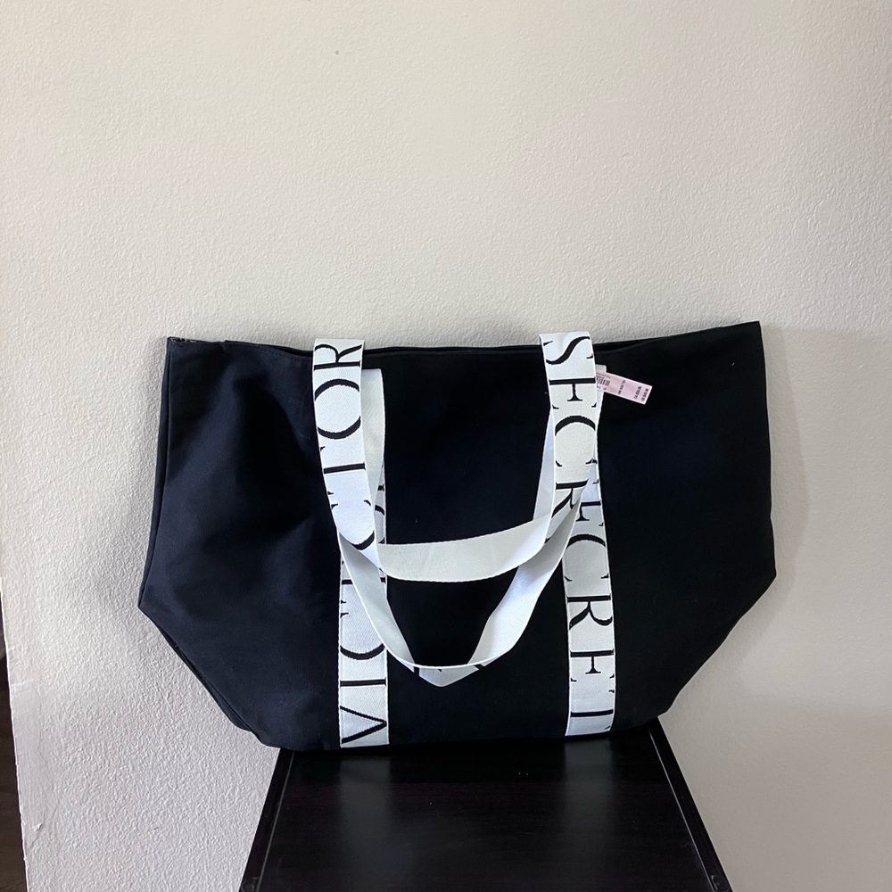 Victoria's Secret Black and White Tote